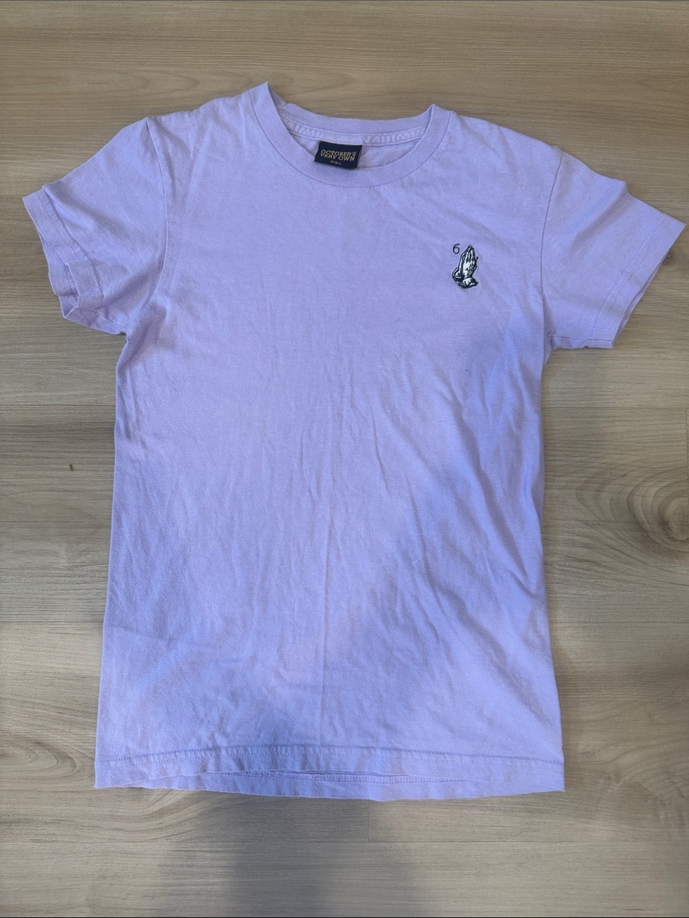 Ladies Small OVO October’s very Own 6 god short sleeve Tshirt in Lavender